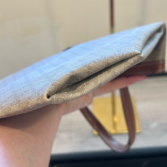 Celine Beige Macadam small tote - Picture 6 of 10